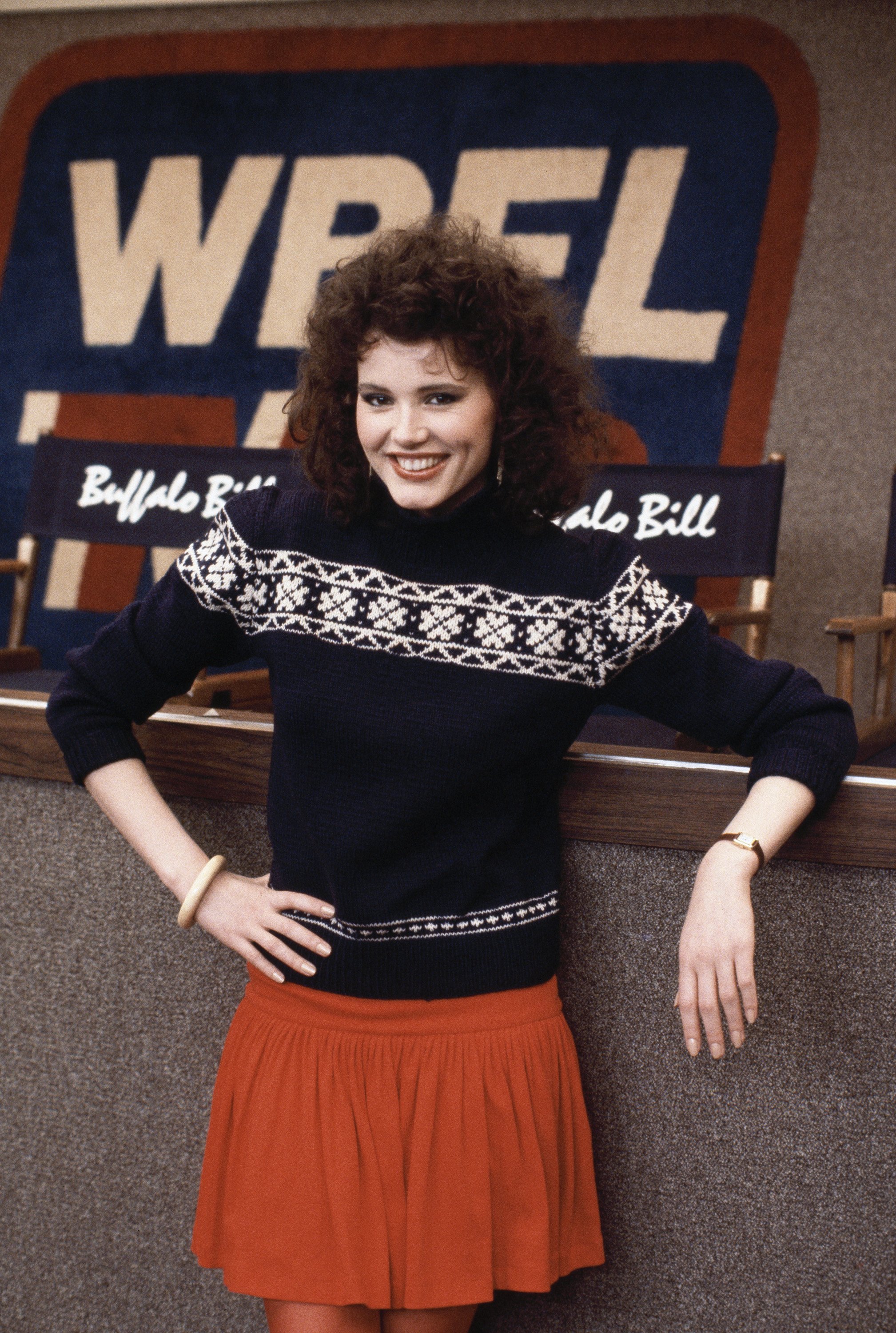 Geena Davis en el set de "Buffalo Bill" en 1983 | Fuente: Getty Images