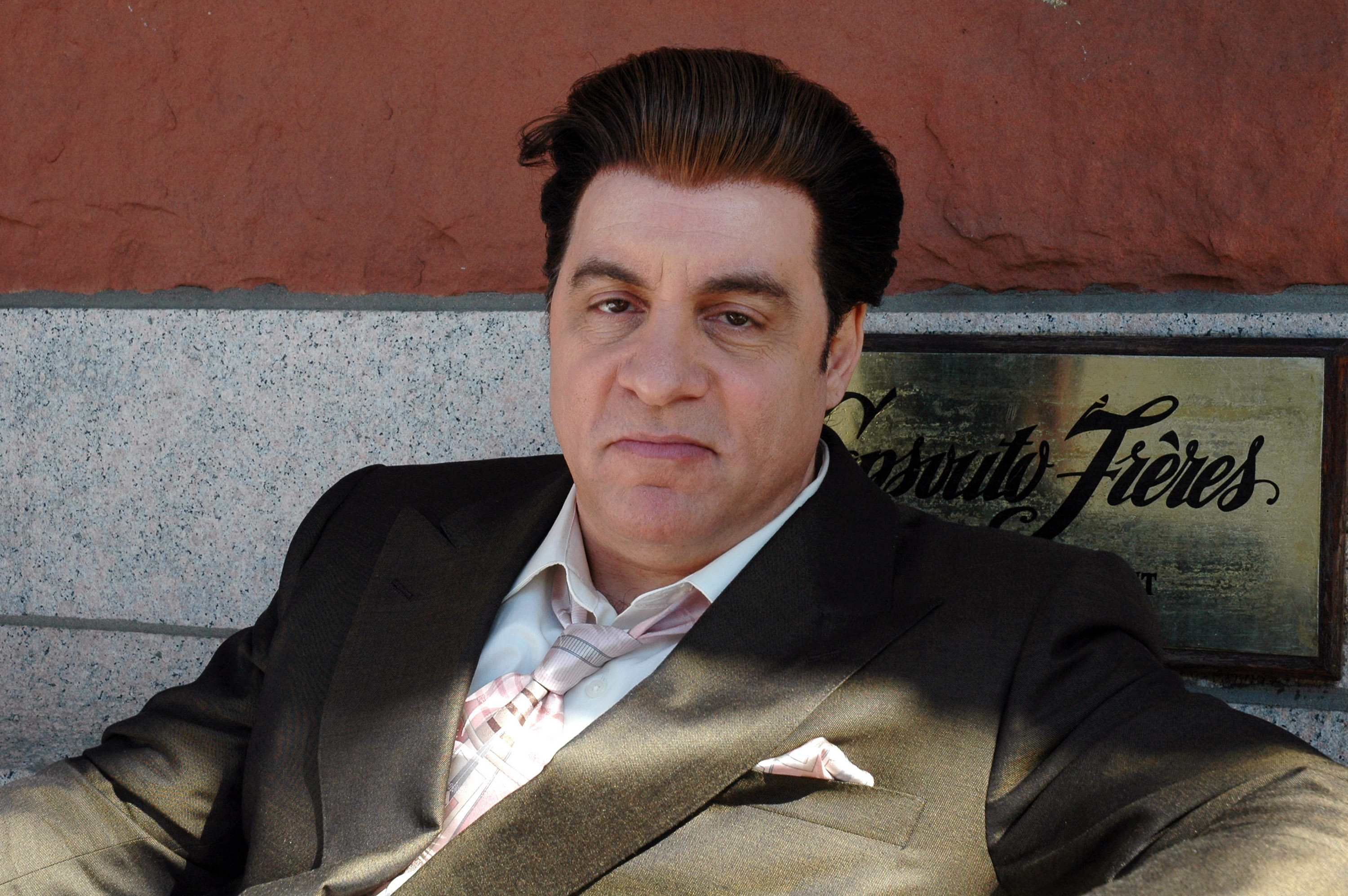 Silvio Dante era uno de los personajes favoritos de los espectadores de la serie. En esta foto, se ve a Steve Van Zandt en el plató de