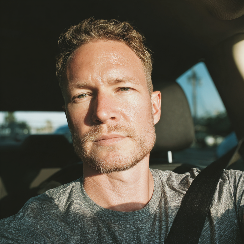 Un hombre conduciendo un automóvil | Fuente: Midjourney