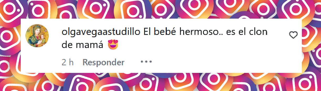 Comentario de una usuaria sobre las fotografías de Eva Bargiela y Gianluca Simeone con su hijo Faustino | Fuente: Instagram/evabargiela