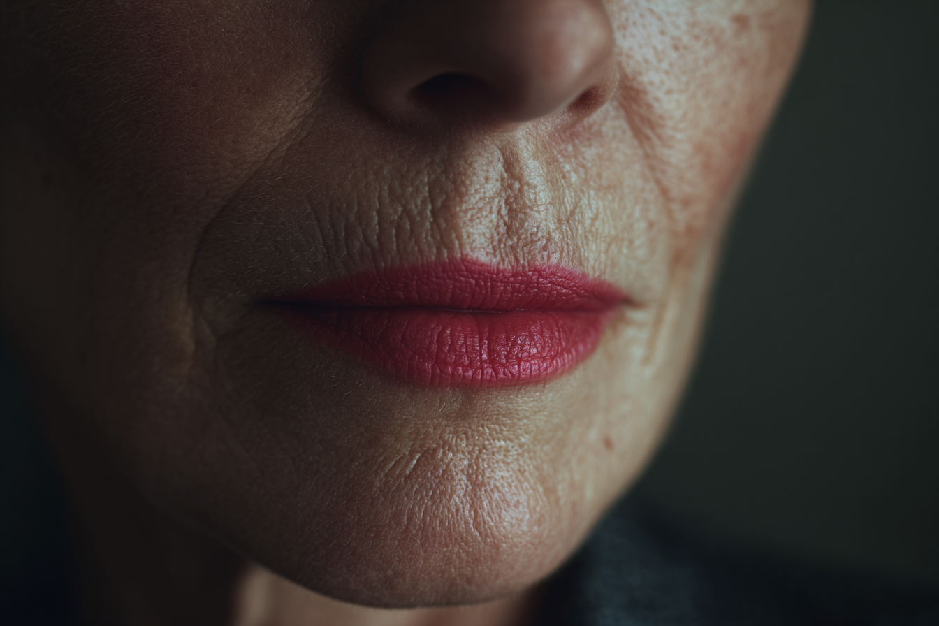 Primer plano de los labios de una mujer | Fuente: Midjourney
