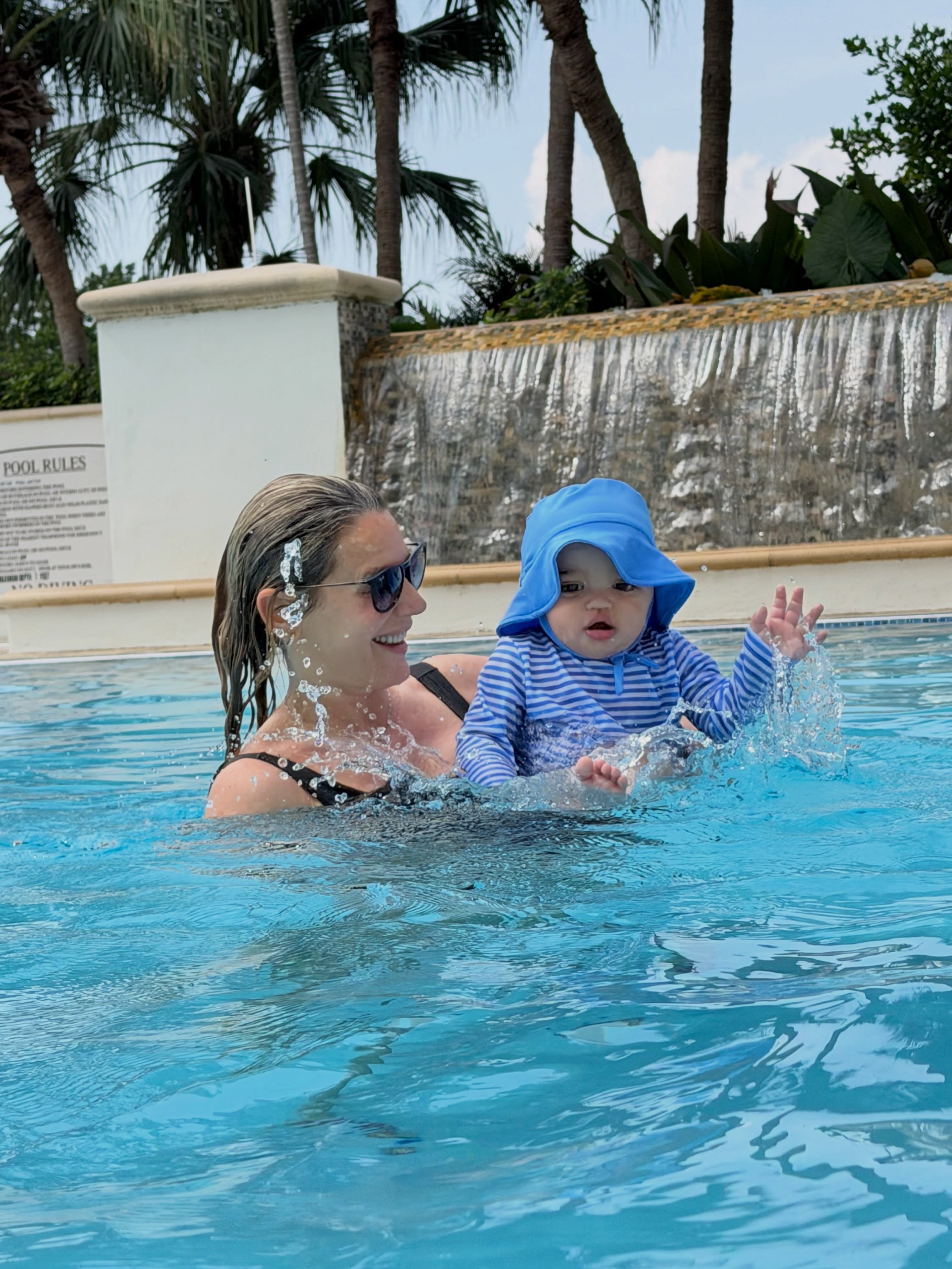 Rocío Marengo y Eduardo Fort mostraron a su hijo Isidro disfrutando de su primer viaje a Miami | Fuente: Instagram/marengorocio