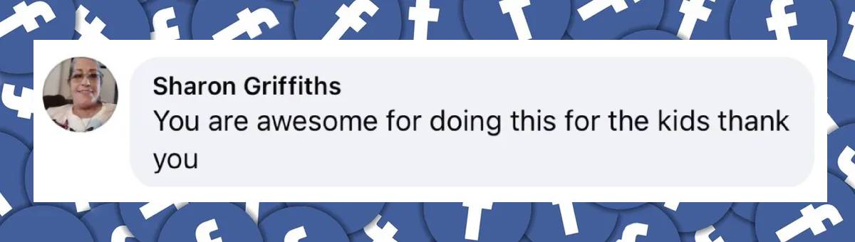 Comentario de un internauta sobre el acto de bondad del conductor de autobús, fechado el 26 de noviembre de 2025: "Eres genial por hacer esto por los niños, muchas gracias". | Fuente: Facebook/KAKEnews