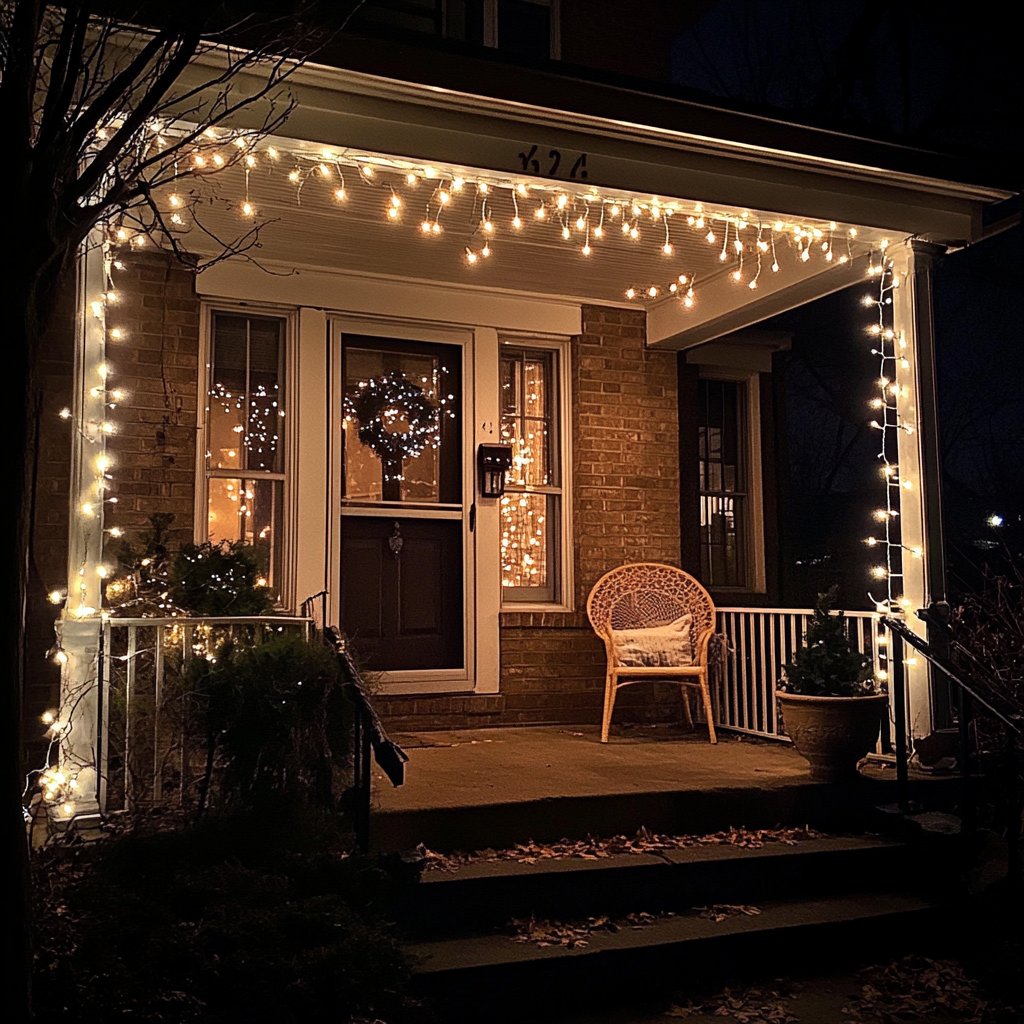 El exterior de una casa | Fuente: Midjourney