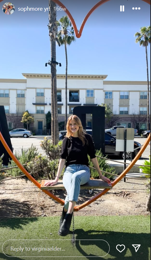 Virginia Elder como estudiante de segundo curso en 2021, años antes de su gran intervención quirúrgica | Fuente: Instagram/virginiaelder