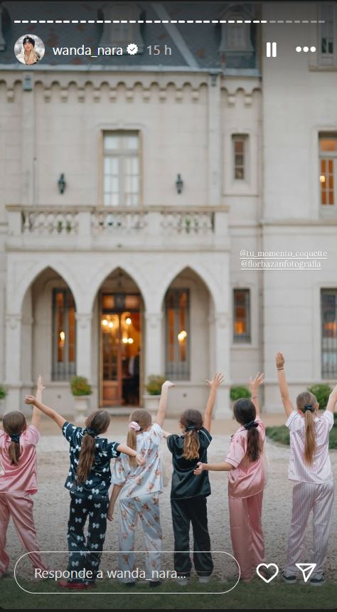 Isabella junto a sus amigas | Fuente: Instagram/wanda_nara