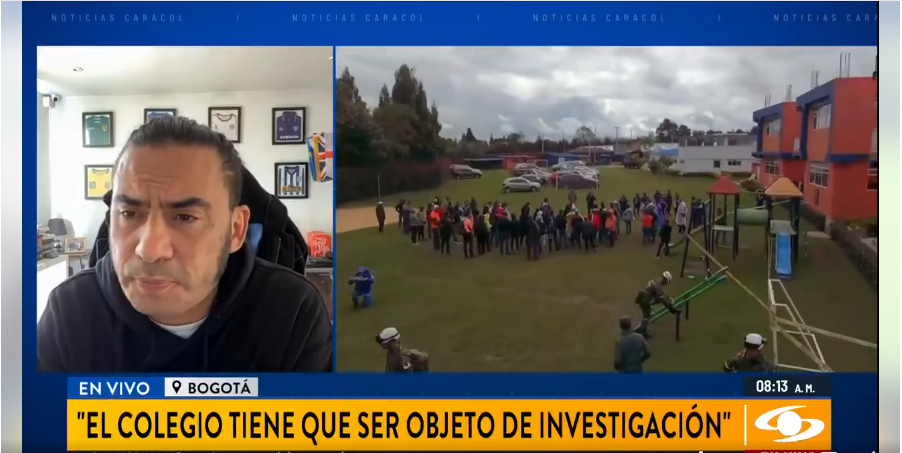 Francisco Bernate, abogado del colegio de Valeria | Fuente: Facebook/Noticias Caracol