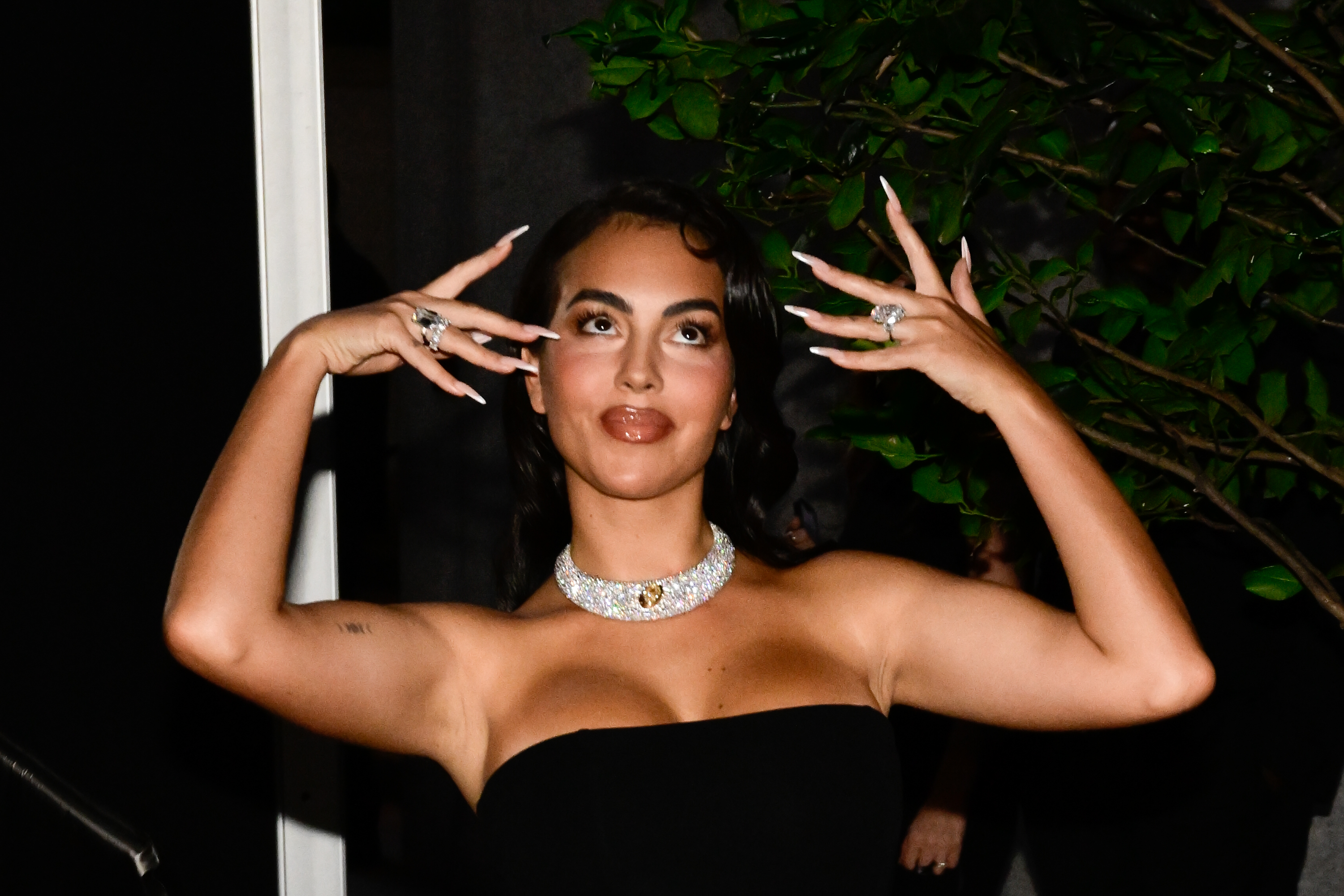 Georgina Rodríguez asiste a la Cuarta Cena Anual de la Fundación Kering en beneficio de las mujeres en The Pool el 11 de septiembre de 2025 en la ciudad de Nueva York. | Fuente: Getty Images