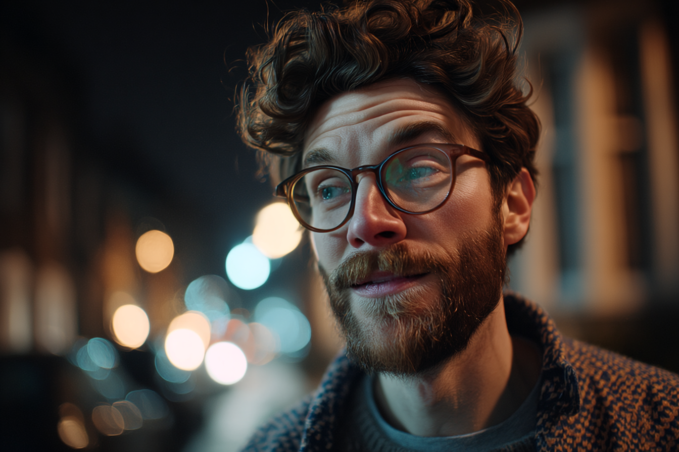 Un hombre hablando | Fuente: Midjourney