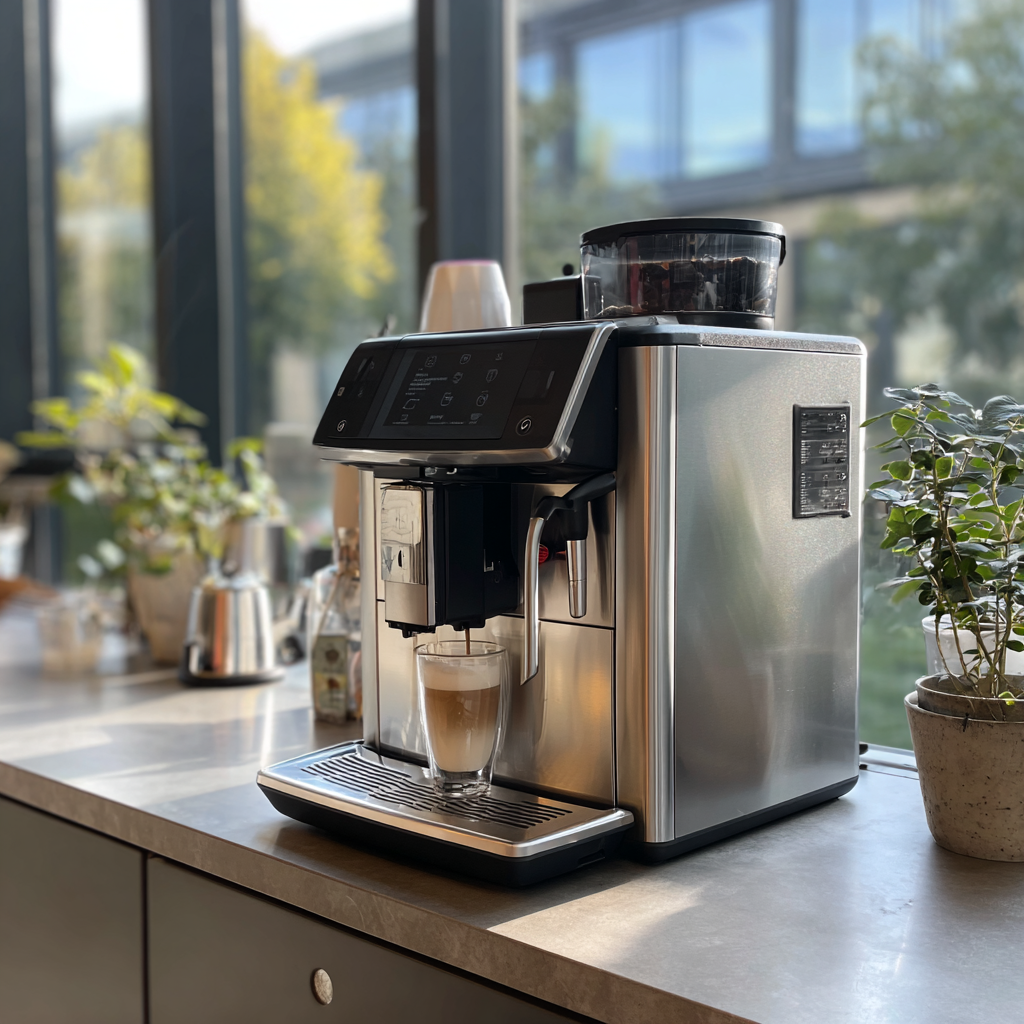Una cafetera de oficina | Fuente: Midjourney