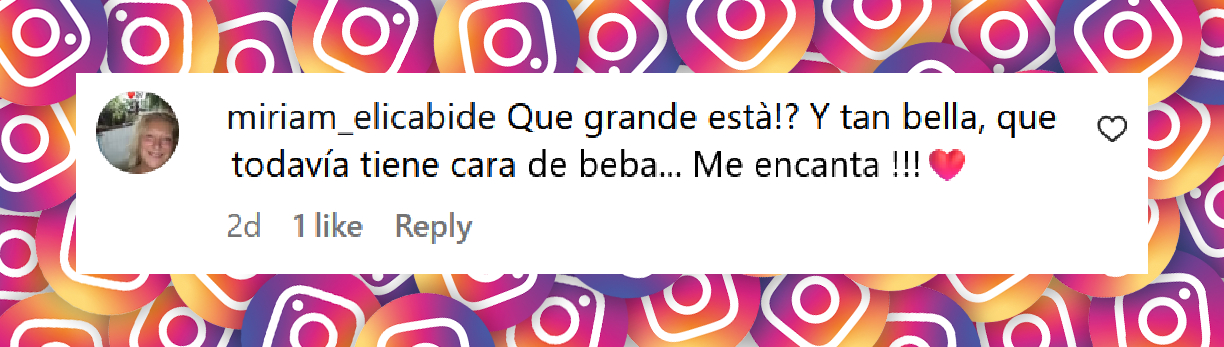 Comentario de una usuaria sobre la reciente publicación de Isabel Macedo en Instagram | Fuente: Instagram/isabelmacedophoto