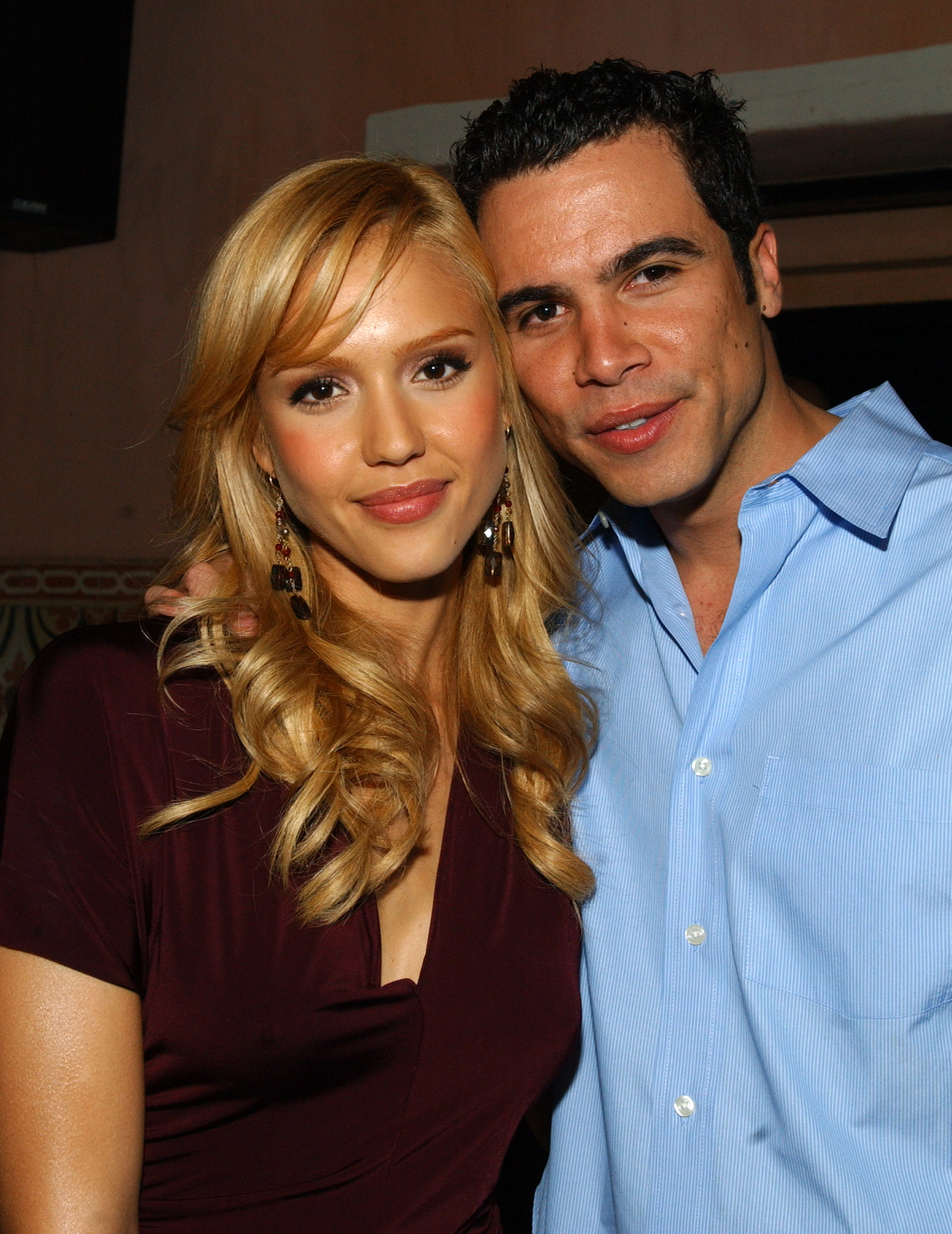 Jessica Alba y Cash Warren en la celebración de la revista GQ de la publicación de su número de abril de 2005 con Alba como protagonista el 18 de marzo de 2005 | Fuente: Getty Images