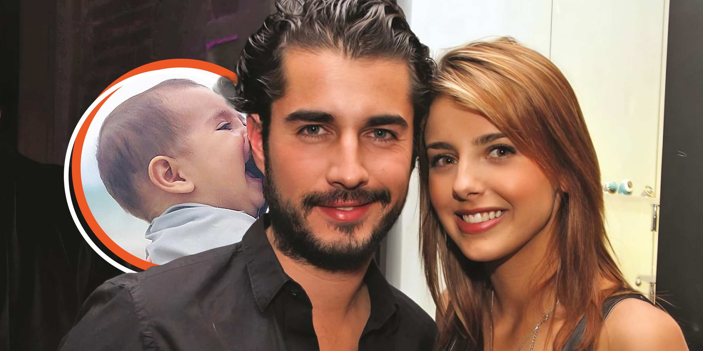 El hijo de la expareja, Marcelo, cuando aún era bebé | Josué Alvarado y Michelle Renaud | Fuente: Instagram.com/pipooff | X.com/Revista_Clase