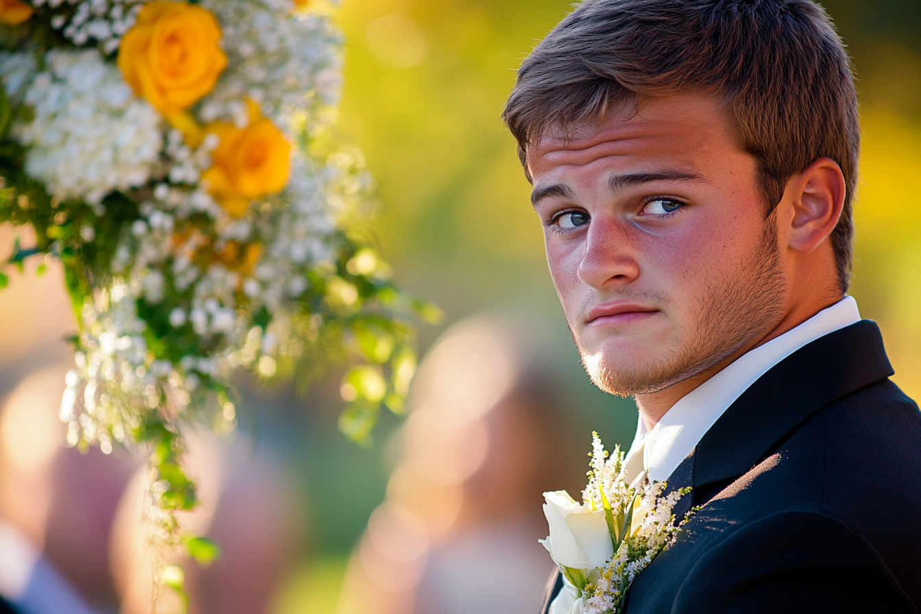 El novio en una boda | Fuente: Midjourney