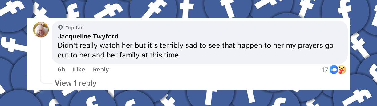 Comentario de un internauta sobre el estado de salud de Wendy Williams, publicado el 26 de noviembre de 2024 | Fuente: Facebook.com/TMZ