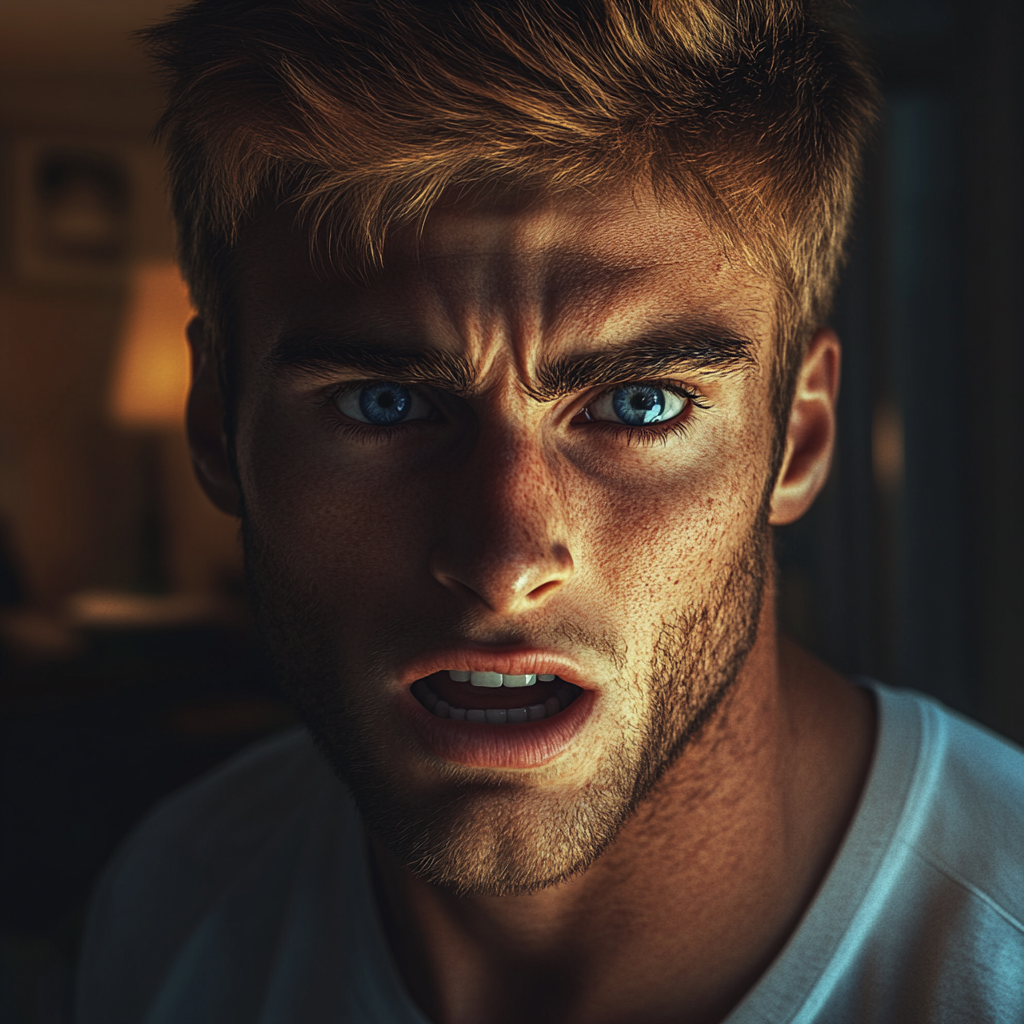 Un hombre molesto | Fuente: Midjourney