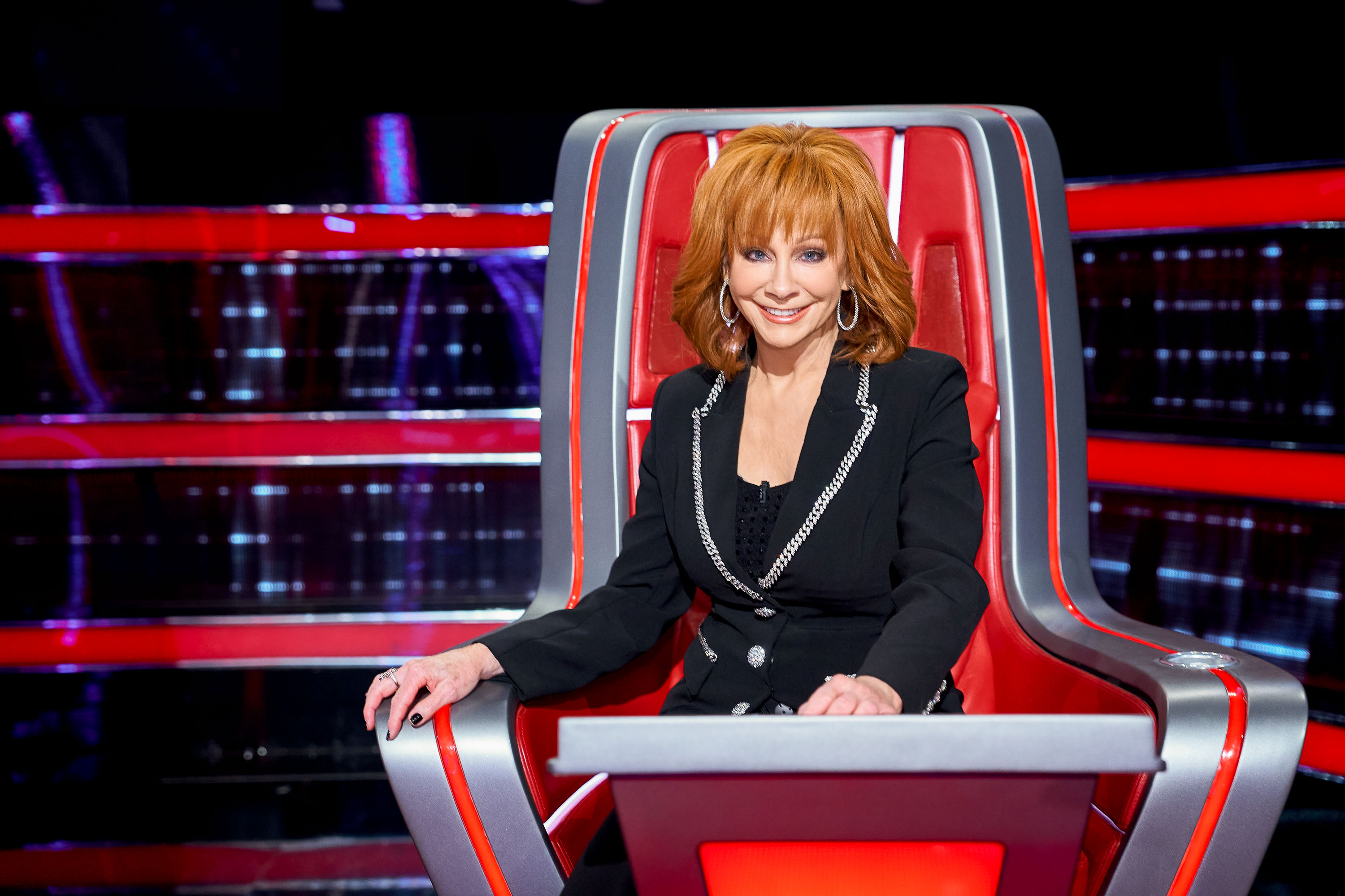 Reba McEntire en el plató de "The Voice" en 2023. | Fuente: Getty Images