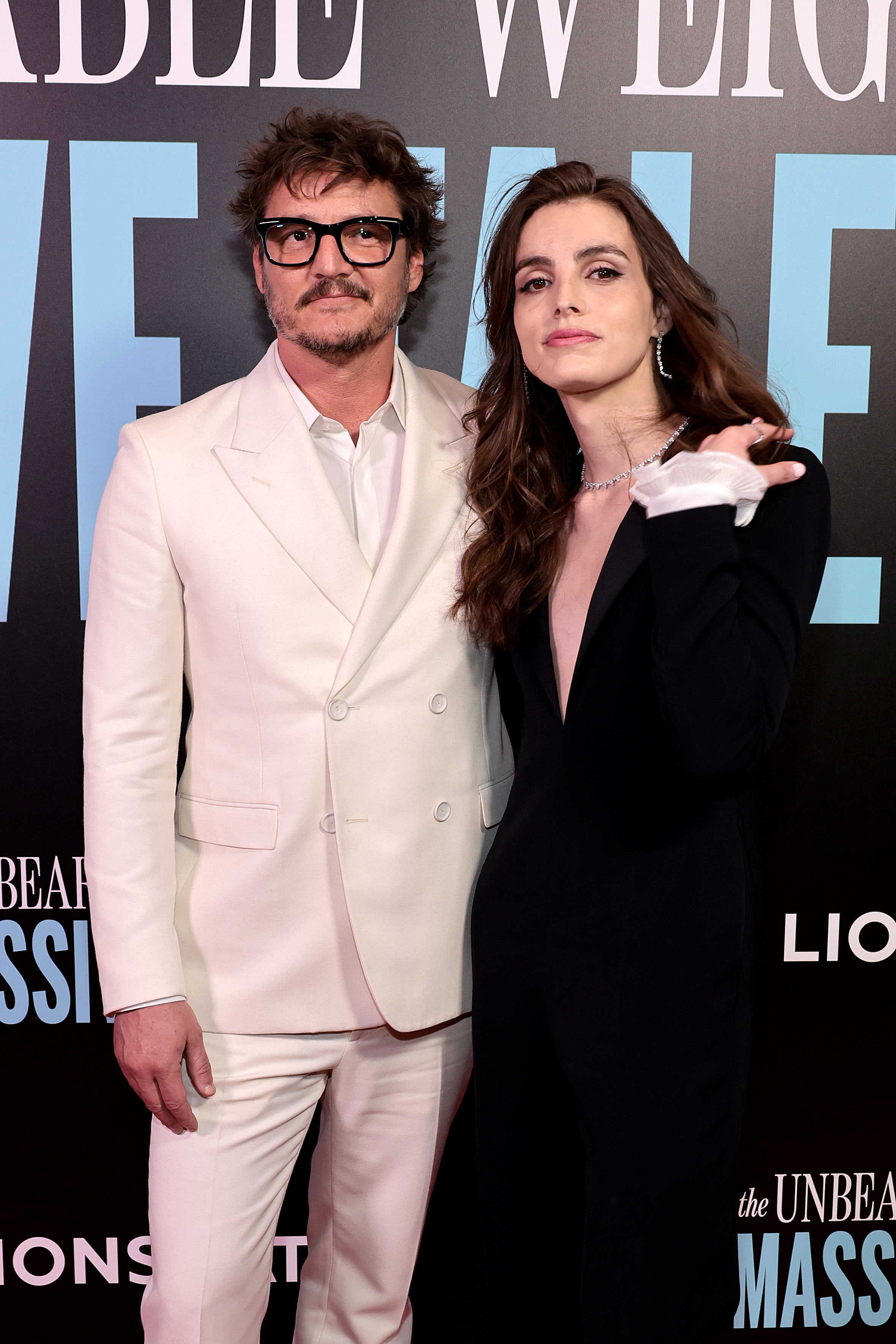 Pedro y Lux Pascal en la proyección de "El peso insoportable del talento masivo" en Nueva York el 10 de abril de 2022. | Fuente: Getty Images