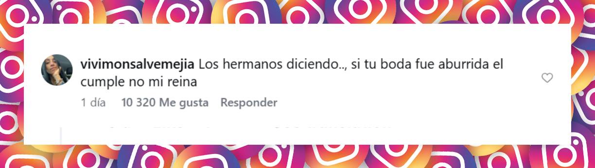 Comentario de una usuaria | Fuente: Instagram/aislinnderbez