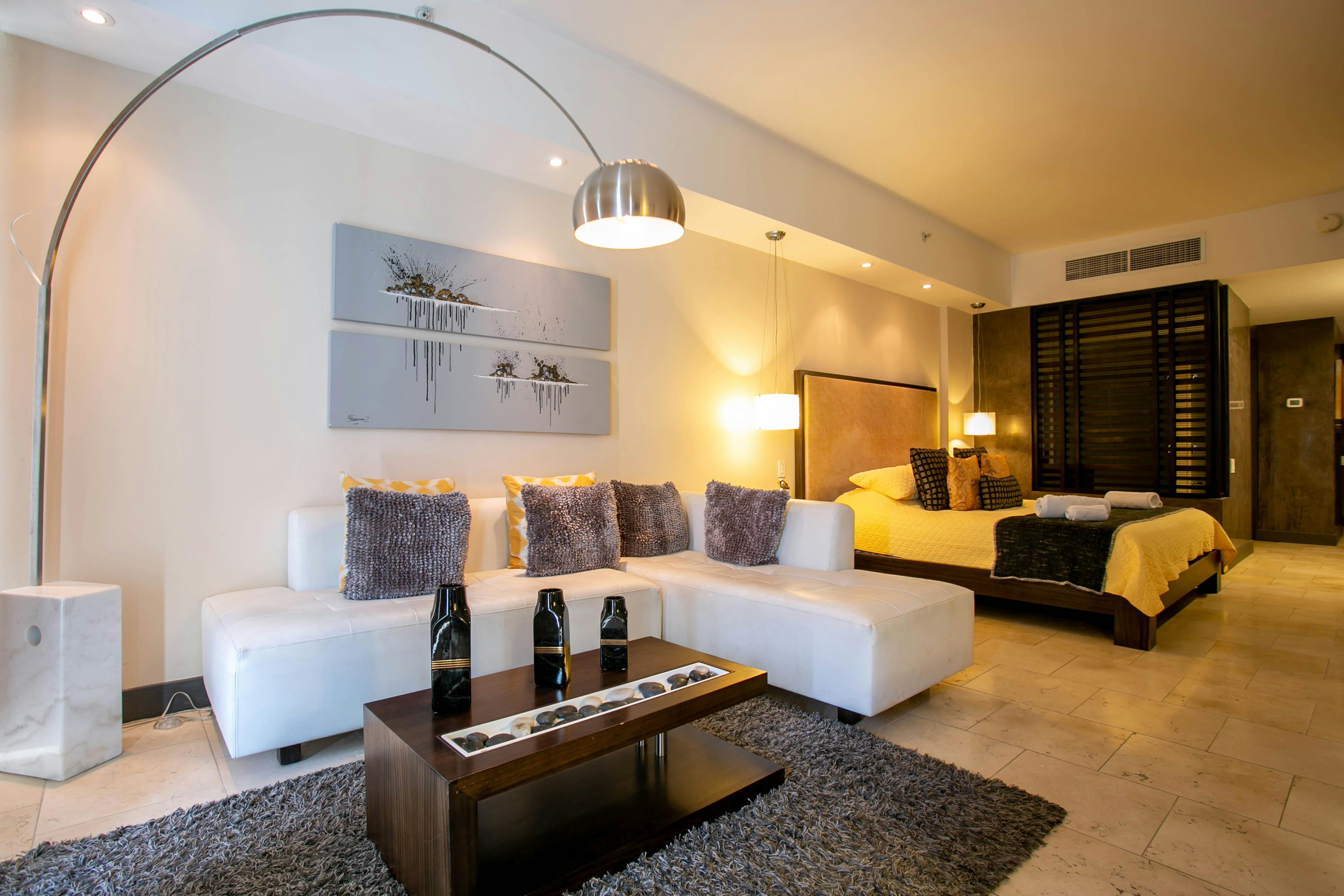 Una suite de hotel | Fuente: Midjourney