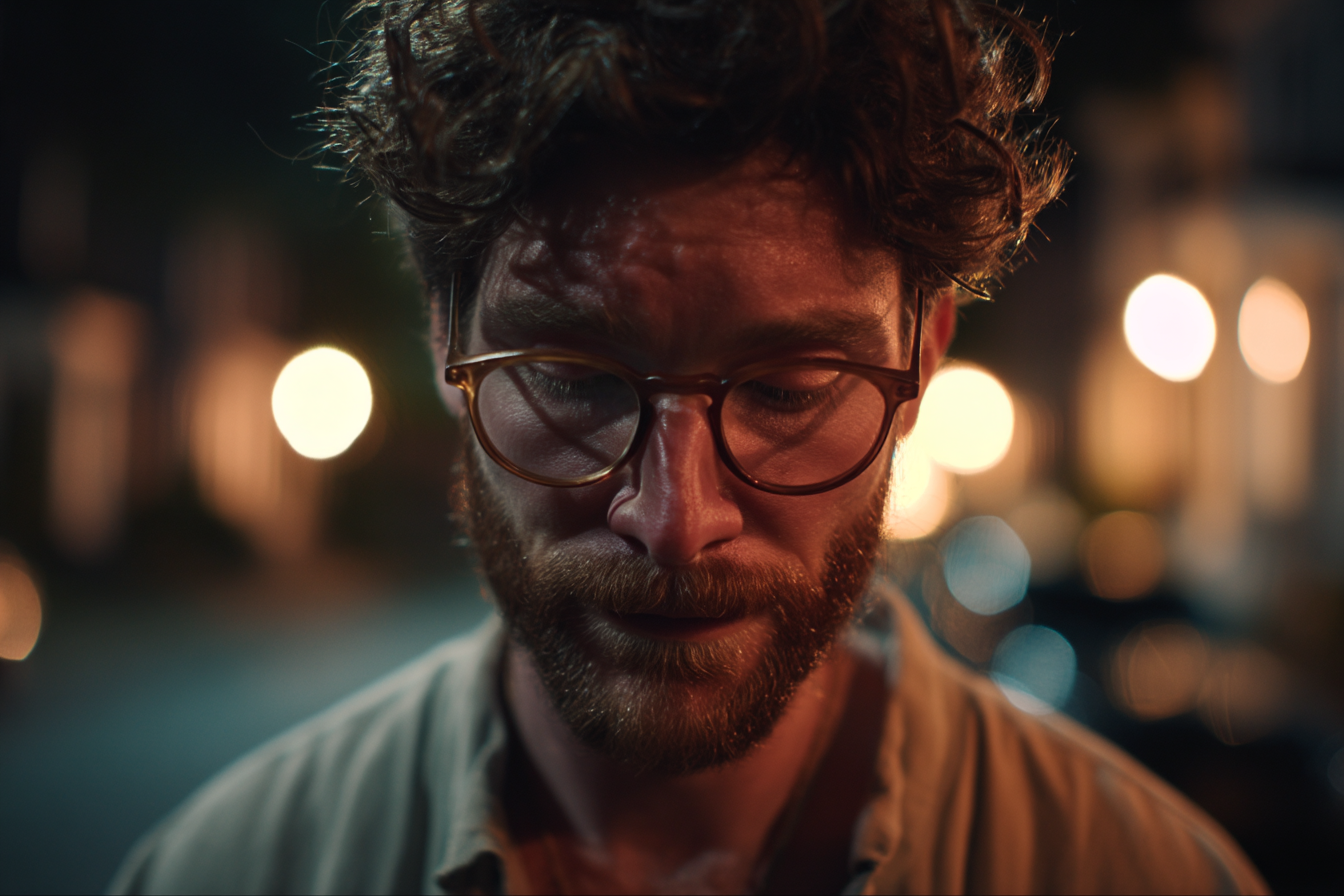 Un hombre disgustado | Fuente: Midjourney