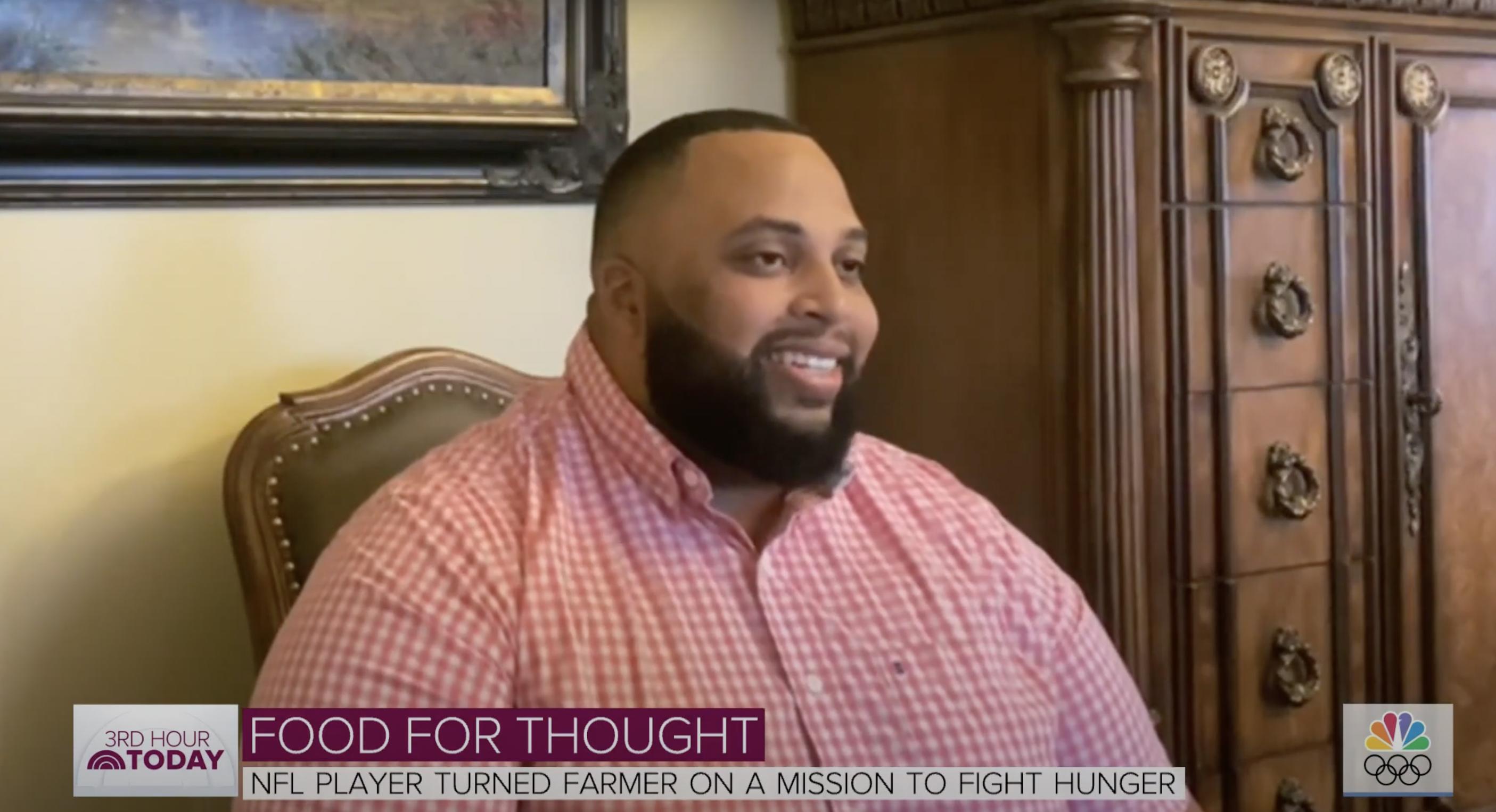 El futbolista durante una entrevista en el programa "Today" el 3 de febrero de 2021 | Fuente: YouTube/Today