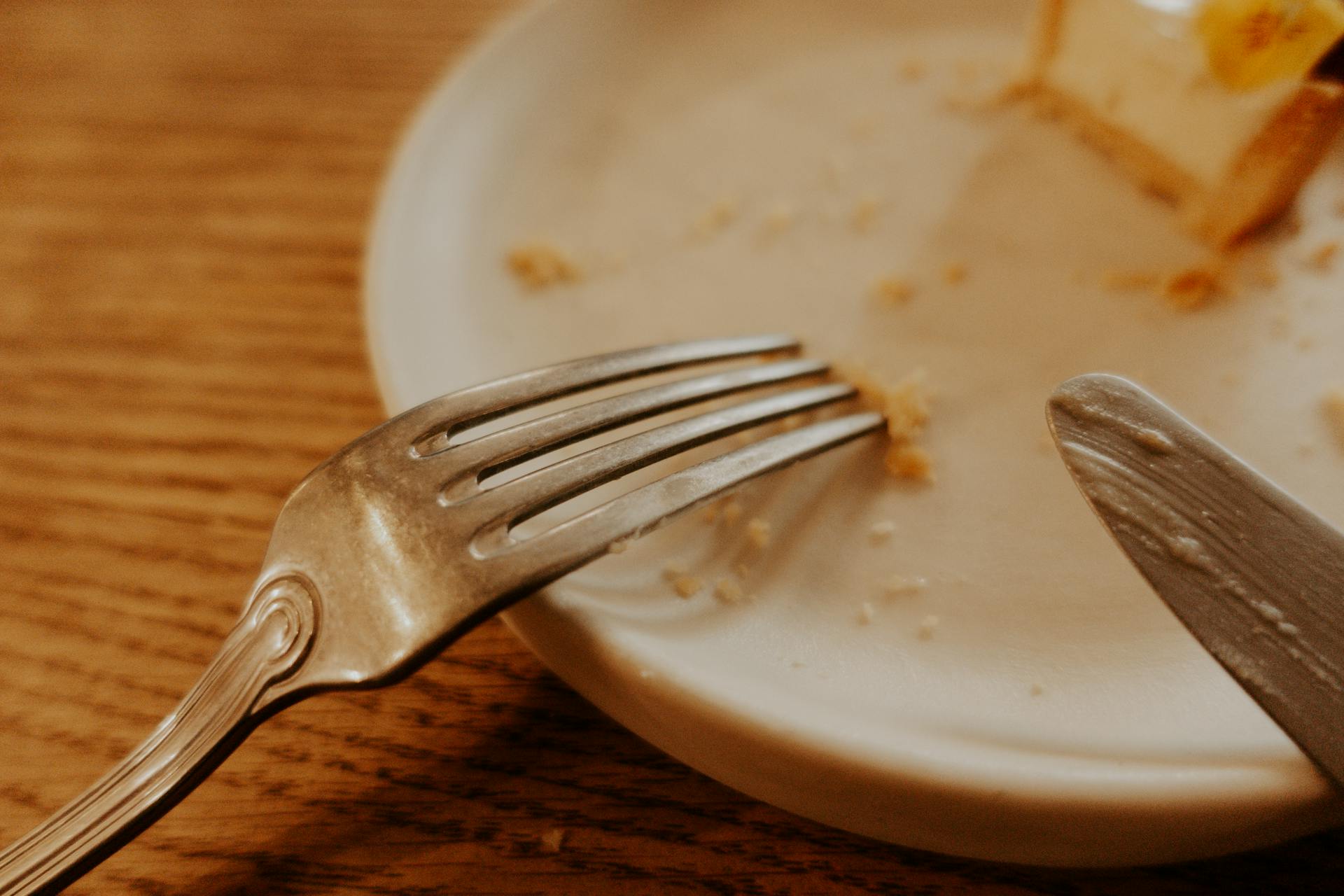 Primer plano de un tenedor | Fuente: Pexels
