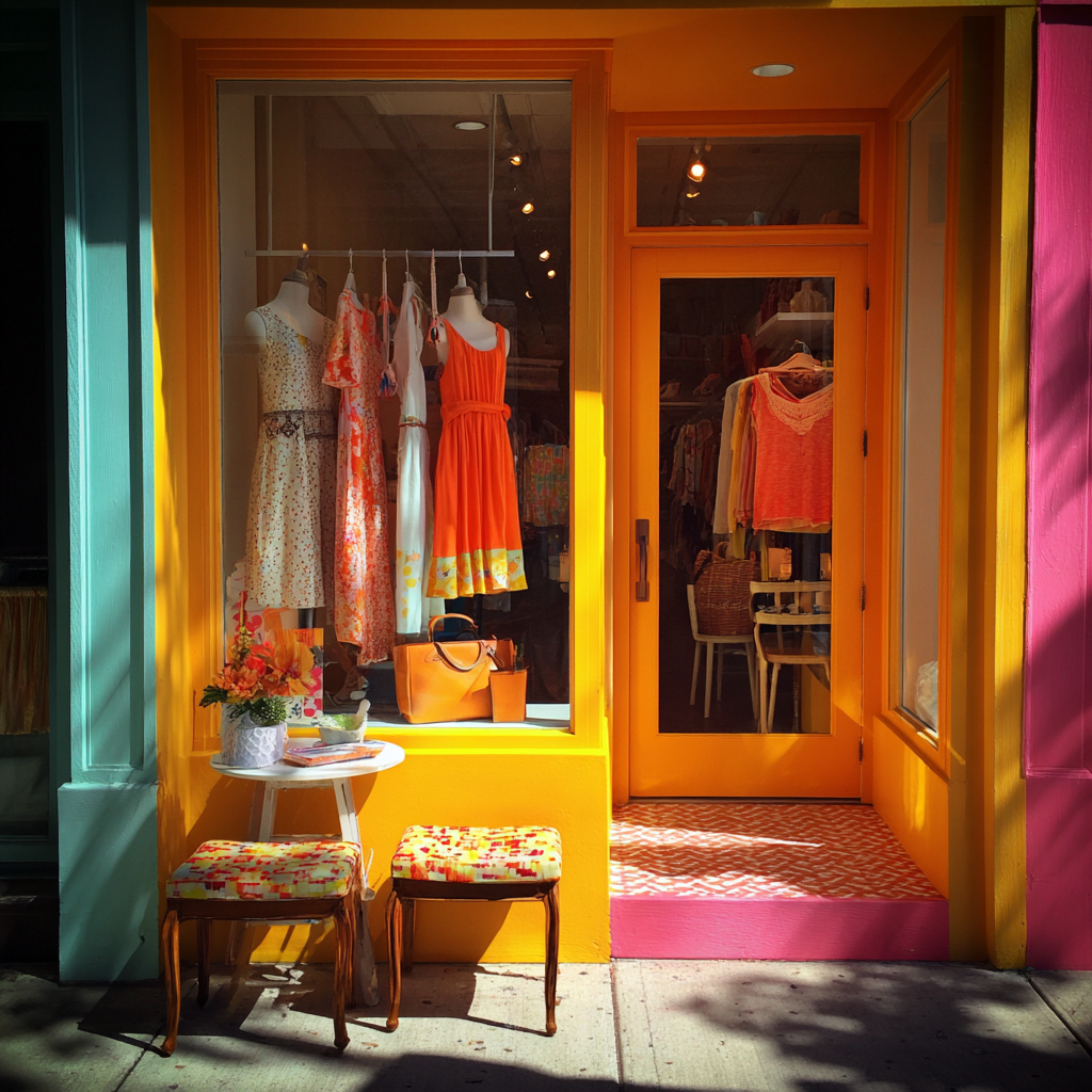 El exterior de una tienda | Fuente: Midjourney