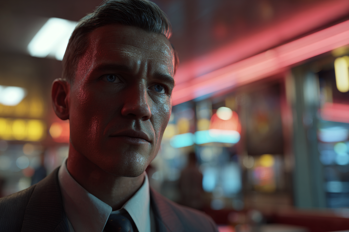 Un hombre con traje | Fuente: Midjourney