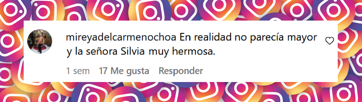 Comentario de un usuario sobre la relación y diferencia de edad entre Silvia Pinal y Enrique Guzmán | Fuente: Instagram/soycreativos
