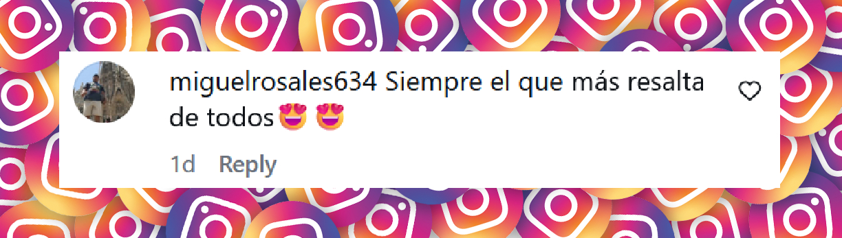 Comentario de un usuario sobre la fotografía compartida por Darío Barassi de joven | Fuente: Instagram/dariobarassi