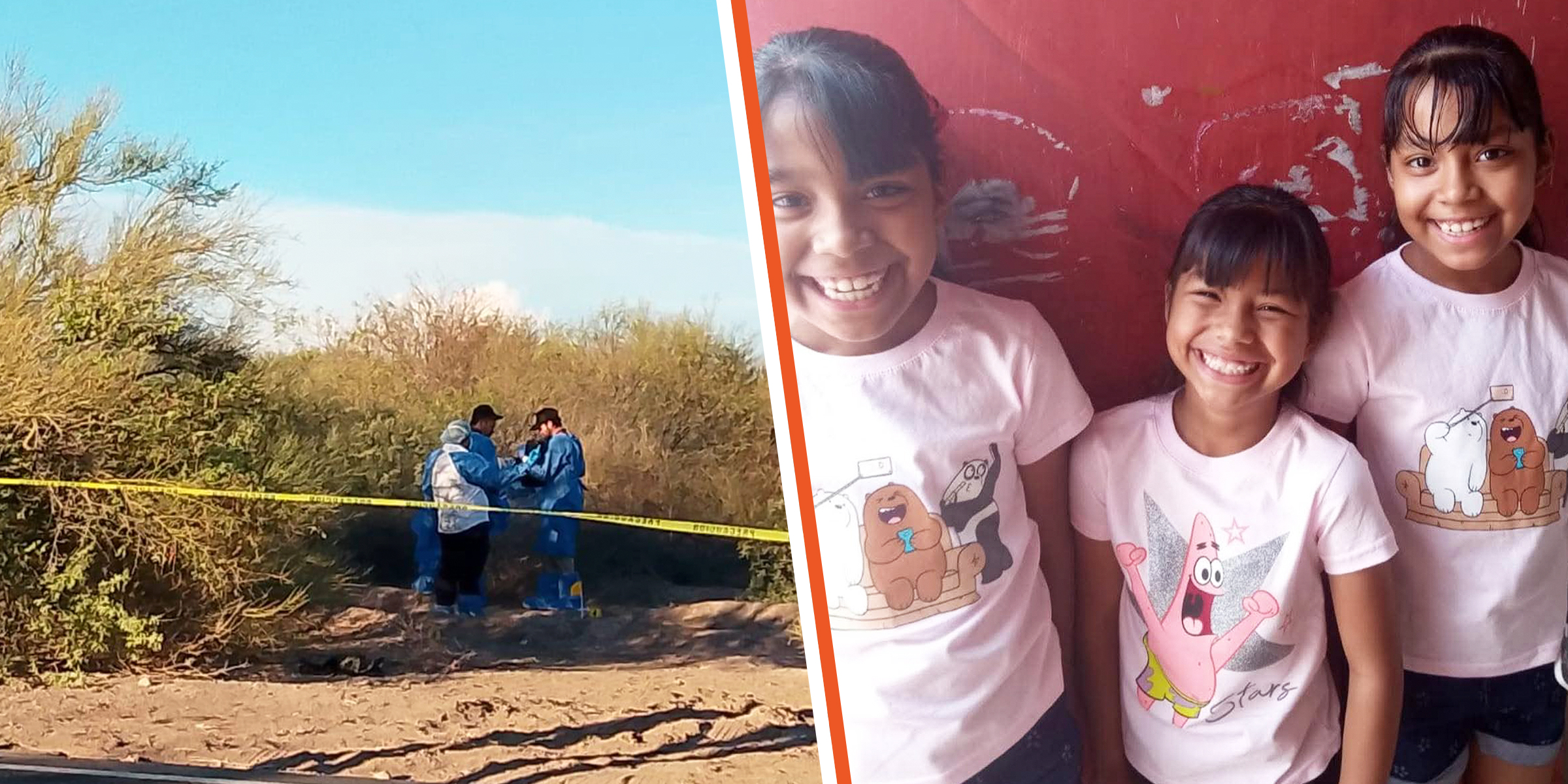 Lugar del hecho | Las hermanas Karla, Meredith y Medelin| Foto: facebook.com/buscadorasporlapazsonora