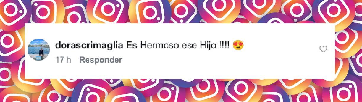 Comentario de una usuaria a la publicación de Matías Martin. | Fuente: instagram.com/matiasmartin