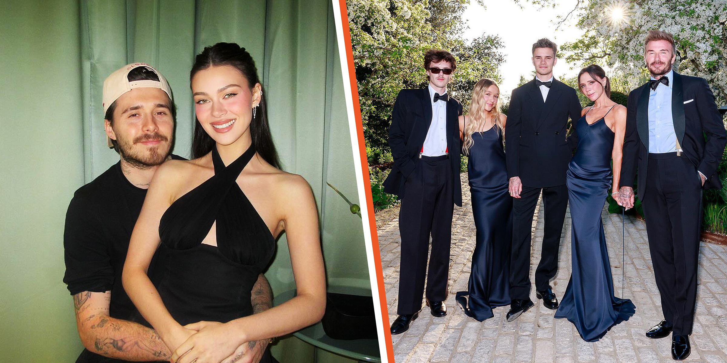 Brooklyn y Nicola Peltz Beckham | La familia Beckham | Fuente: Instagram/nicolaannepeltzbeckham/davidbeckham