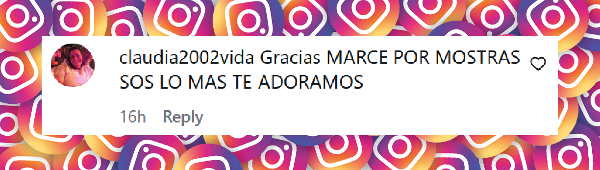 Comentario de una persona sobre el look de Marcela Tinayre para el último partido de Argentina en el Mundial 2026 | Fuente: Instagram/soymarcelatinayre