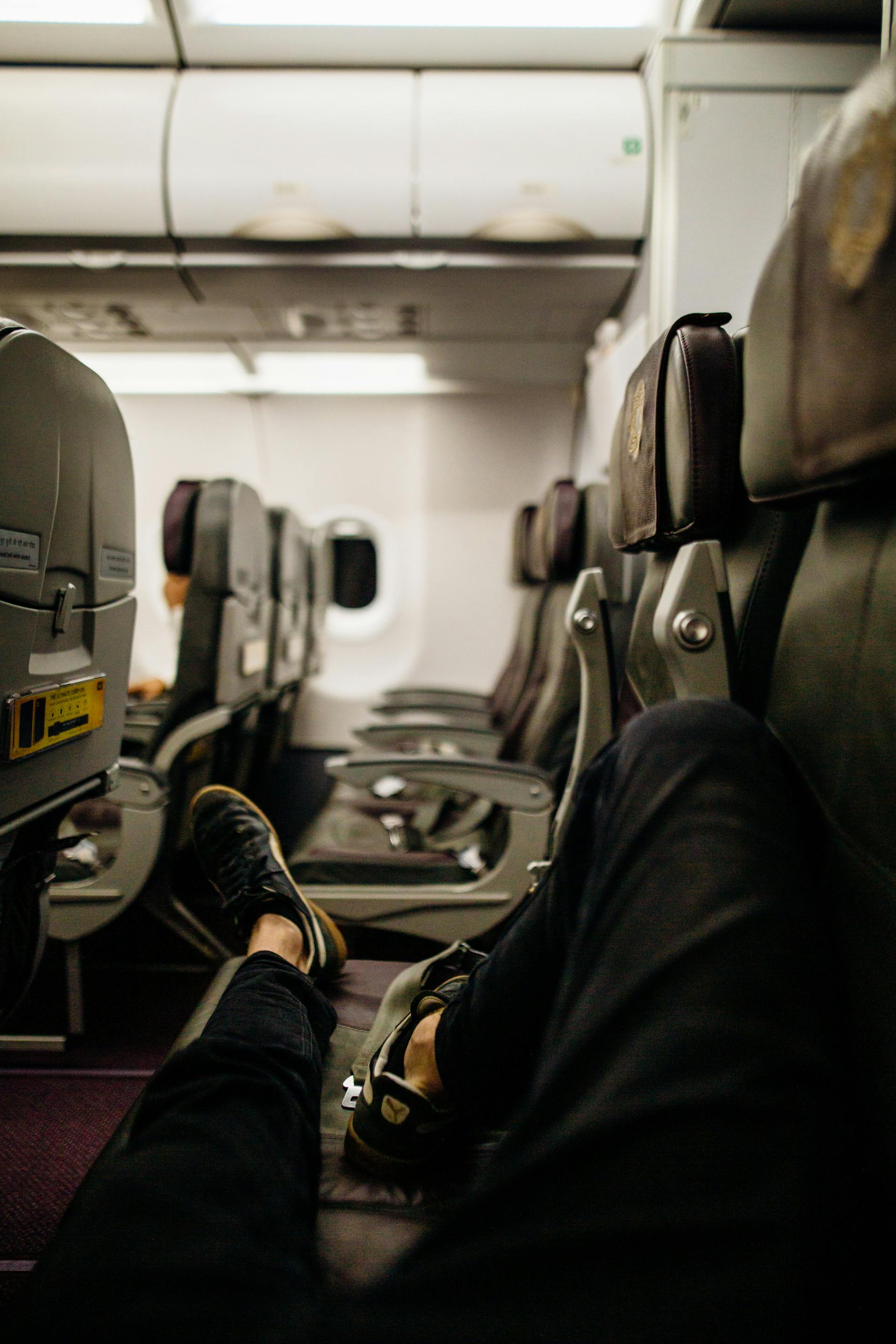 Asientos en un avión | Fuente: Pexels