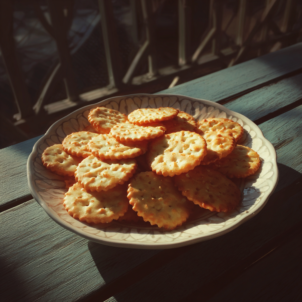 Un plato de galletas sobre una mesa | Fuente: Midjourney