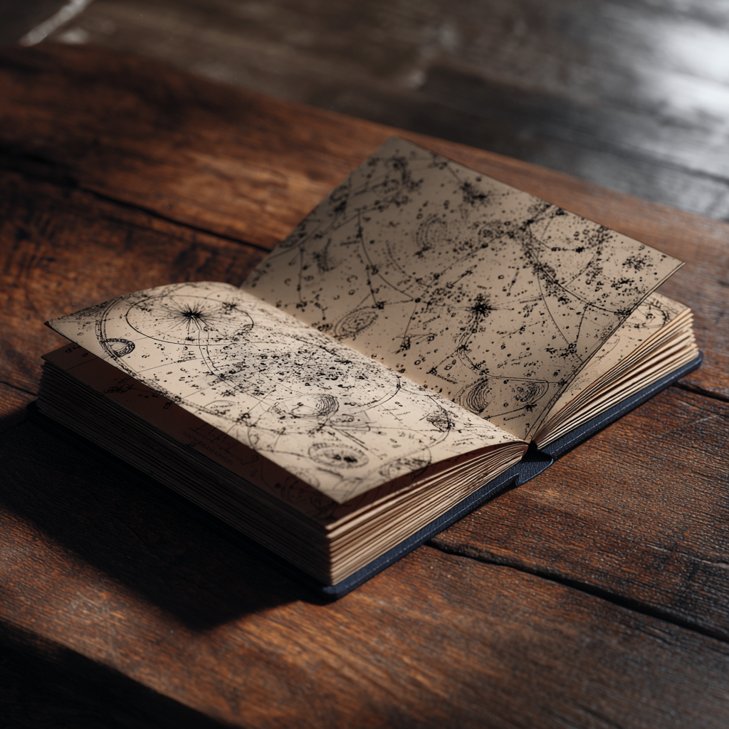 Un diario sobre la mesa | Fuente: Midjourney