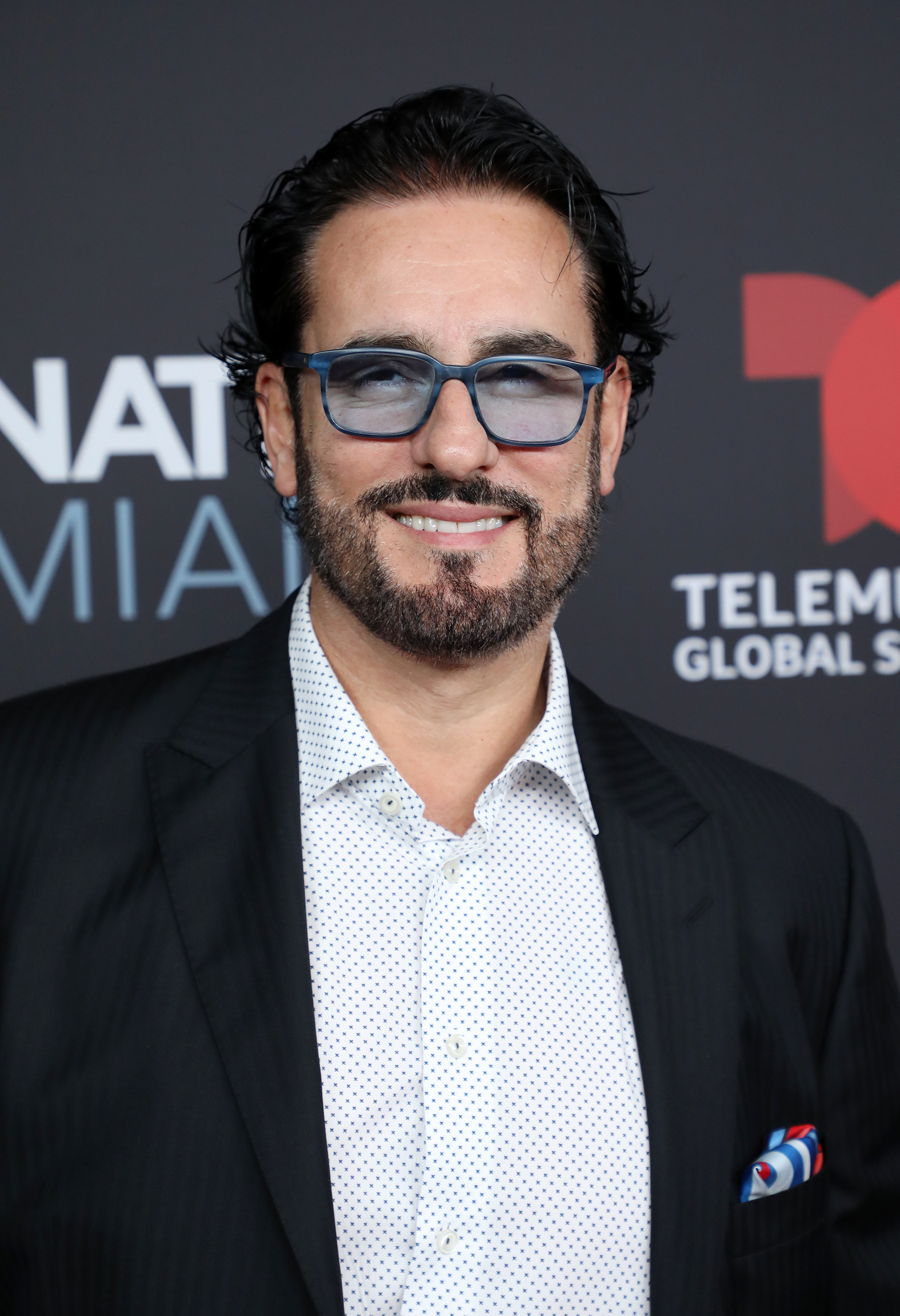 Miguel Varoni llega a la Celebración de Telemundo Global Studios durante NATPE Miami 2019 en el Eden Roc Hotel el 22 de enero de 2019 en Miami Beach, Florida. | Fuente: Getty Images.