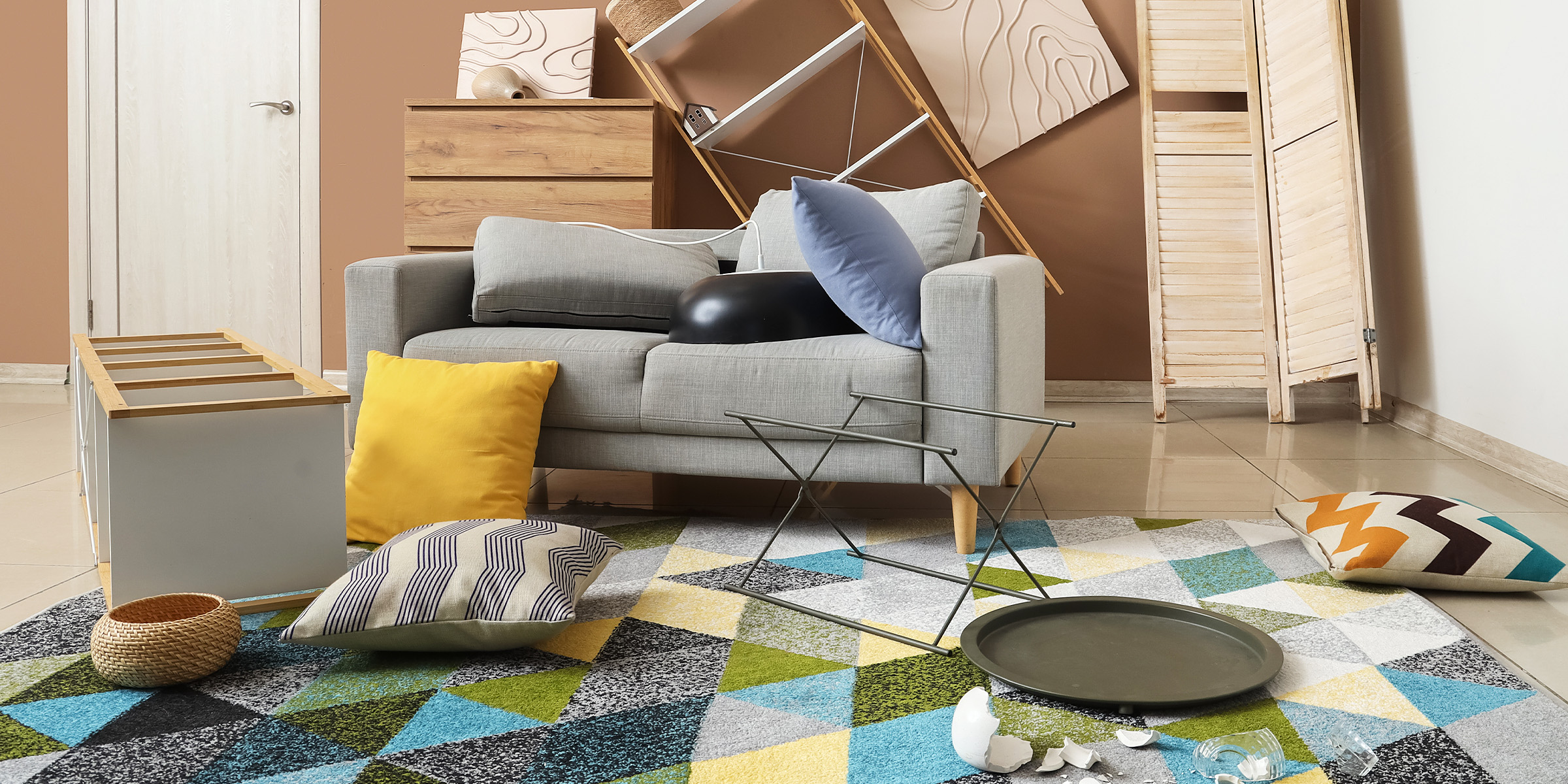 Un salón desordenado | Fuente: Shutterstock