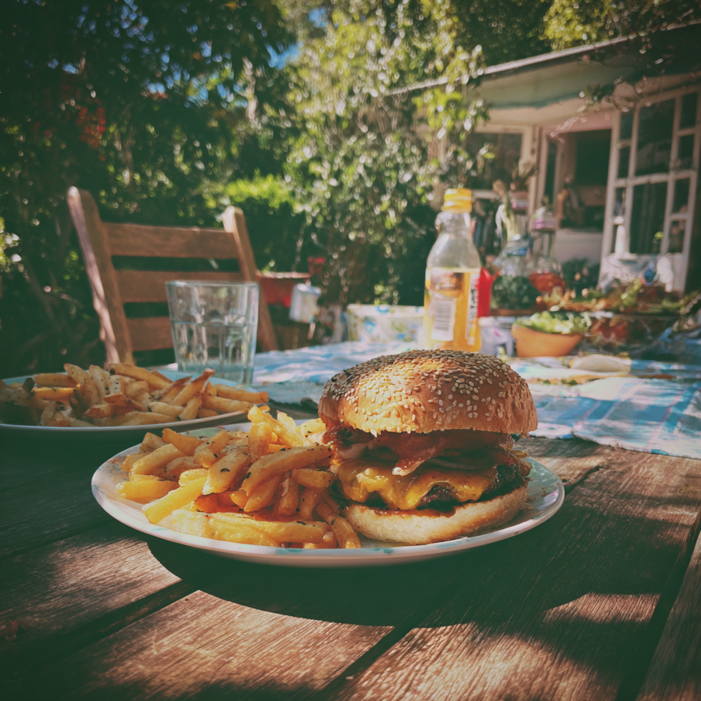 Comida en una mesa | Fuente: Midjourney