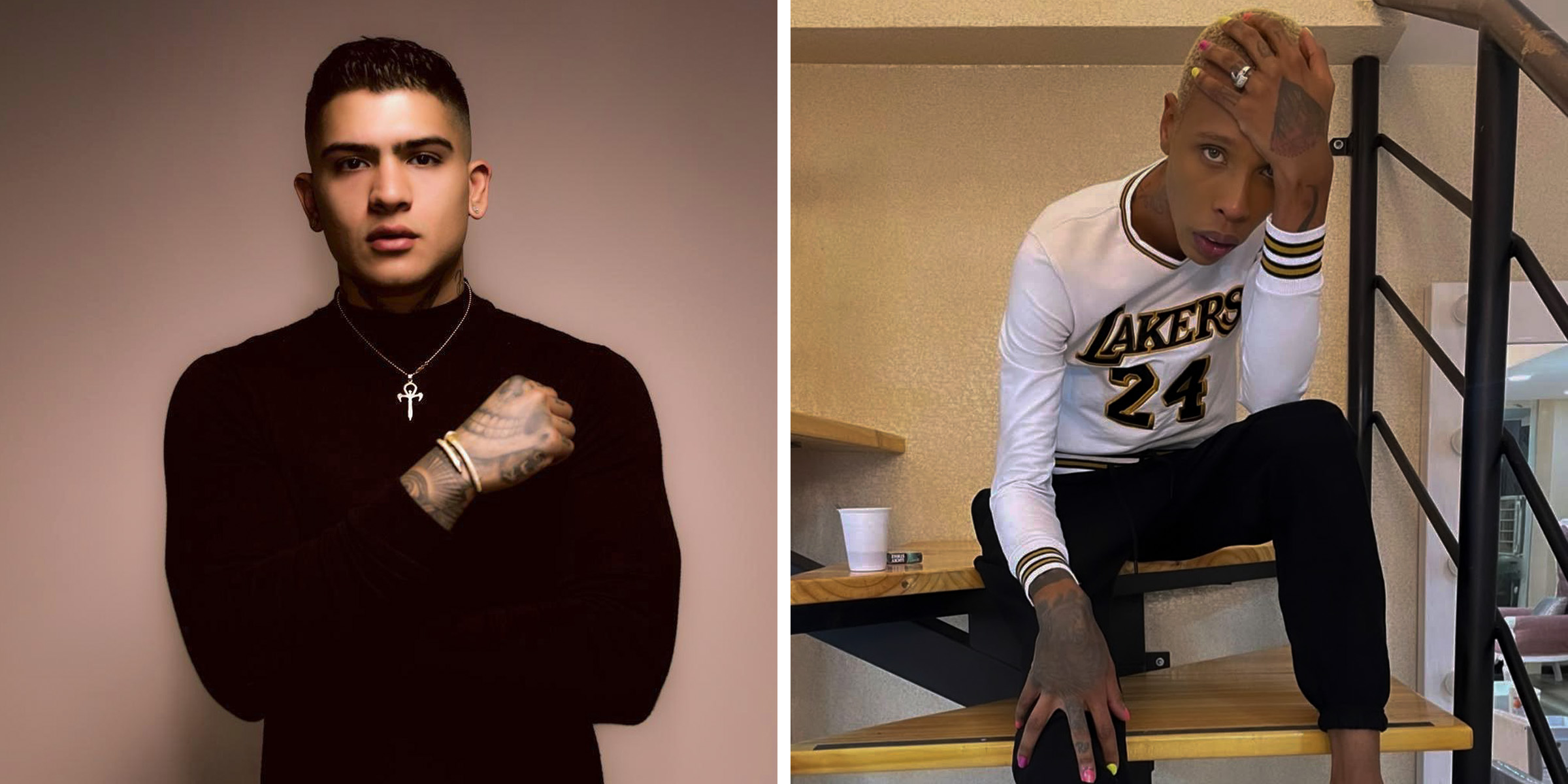 Bayron Sánchez Salazar (B King) | Jorge Luis Herrera Ramos (Regio Clown) | Fuente: instagram.com/regioclownn | instagram.com/bkingoficial