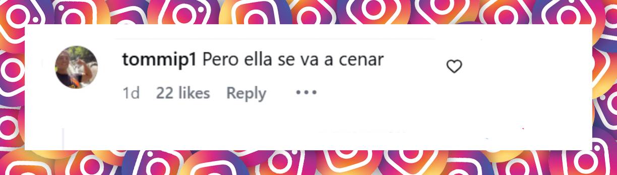 Comentario de un internauta | Instagram/marengorocio