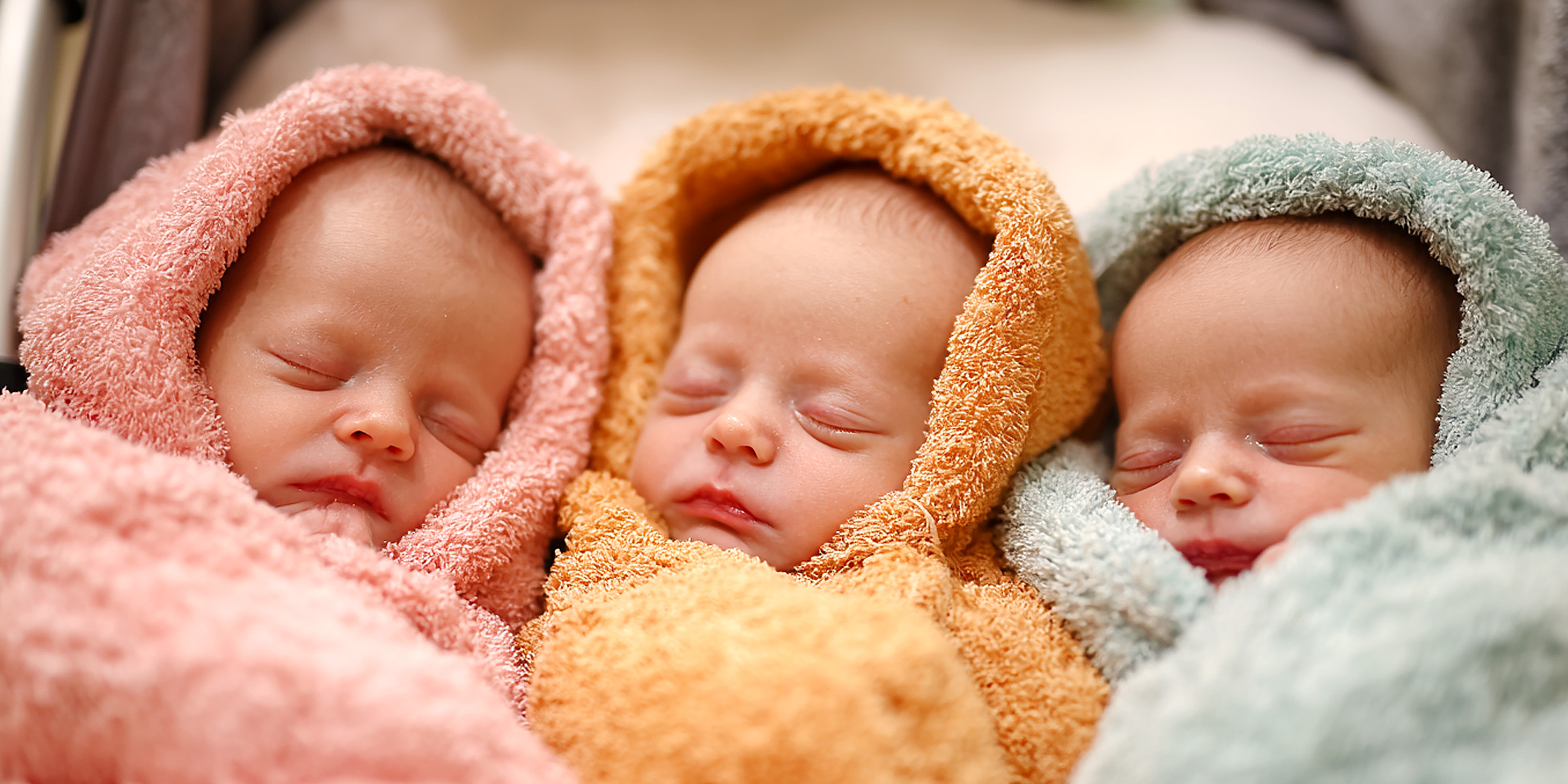 Trillizas recién nacidas | Fuente: Morelimedia