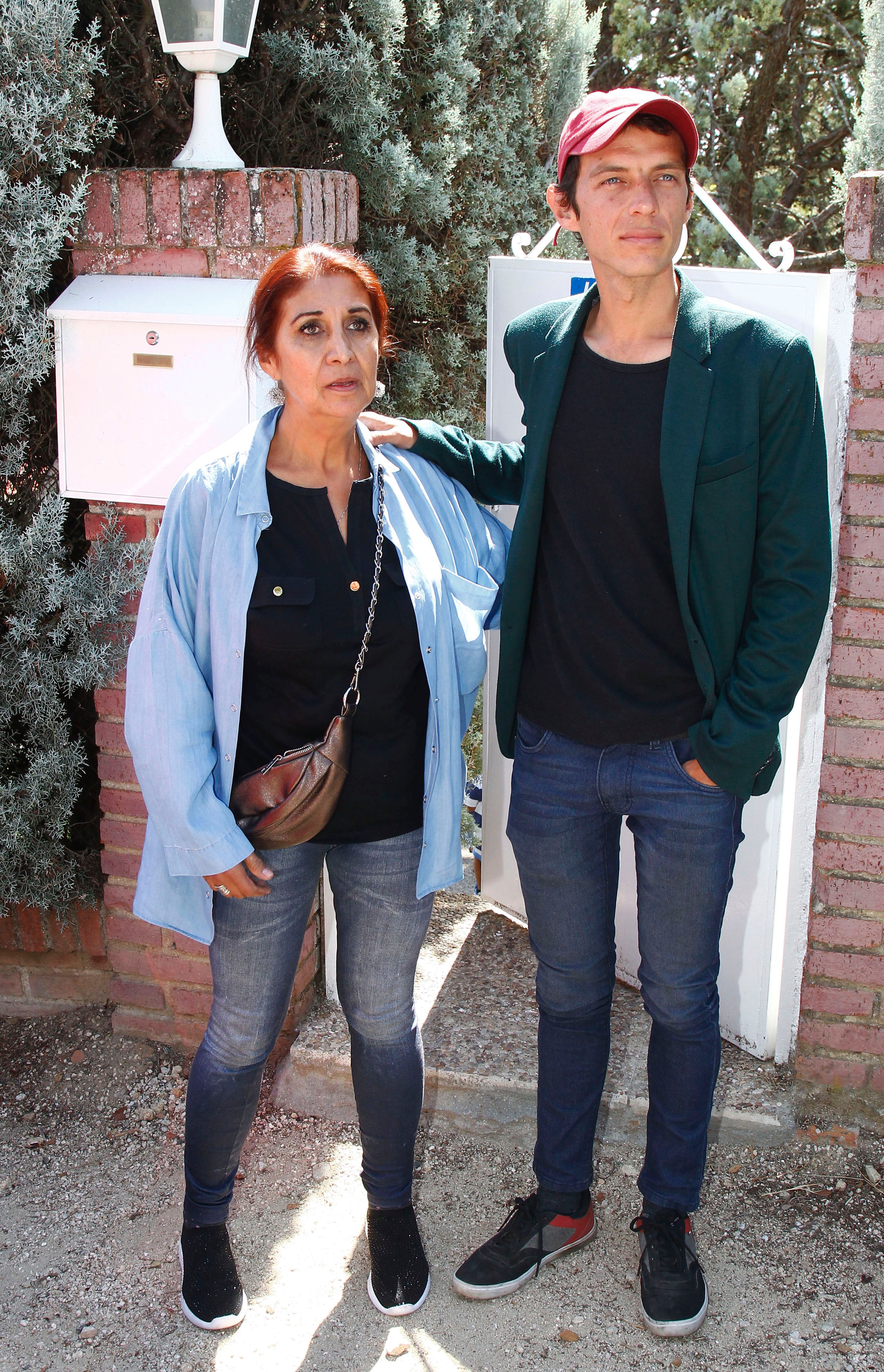 El hijo de Camilo Sesto, Camilo Blanes Ornelas, y Lourdes Ornelas son vistos el 10 de septiembre de 2019 en Madrid, España | Fuente: Getty Images