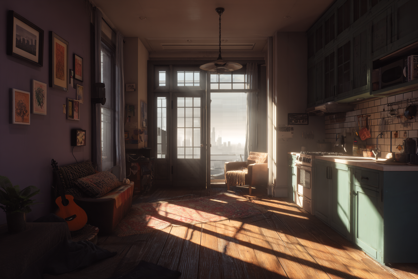 Un apartamento | Fuente: Midjourney