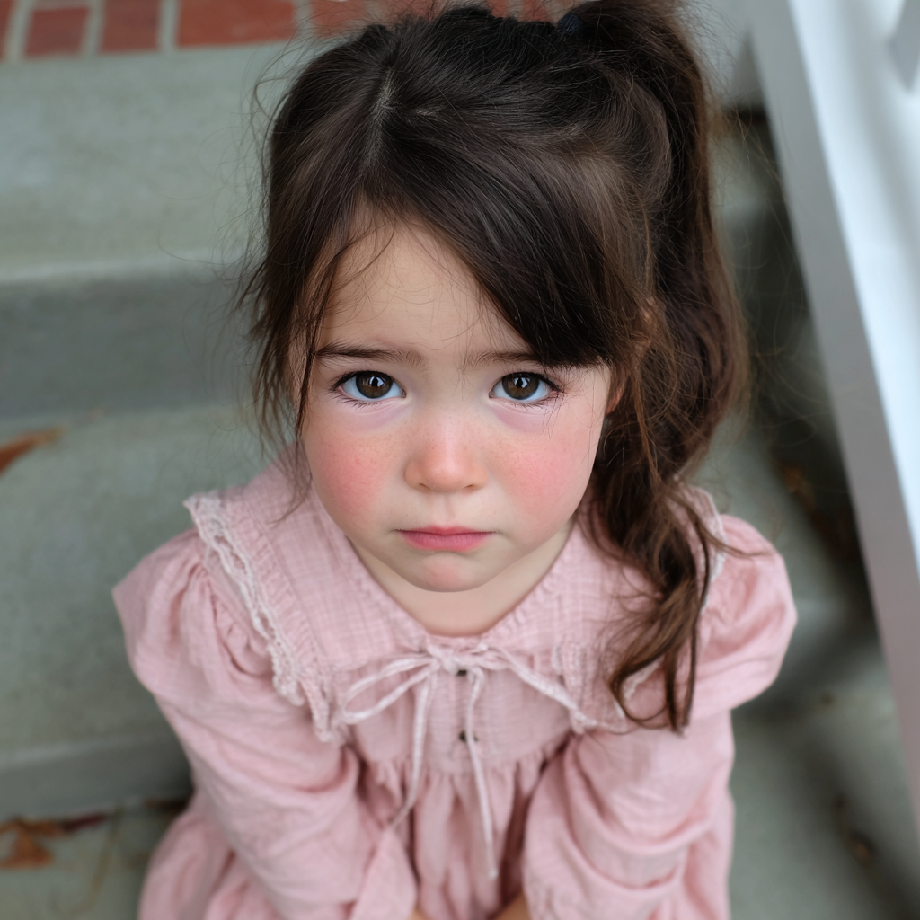 Una niña emocionada | Fuente: Midjourney