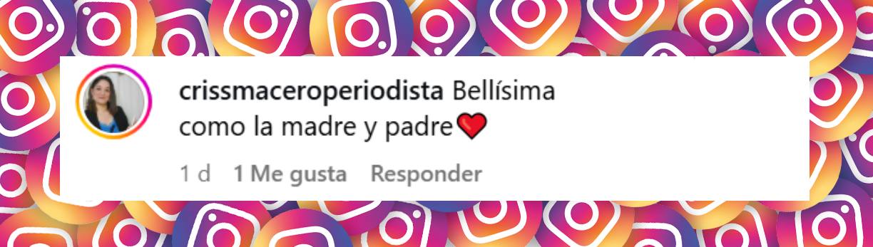 Comentario de una usuaria sobre Morena Echarri | Fuente: Instagram/cynthiamartos