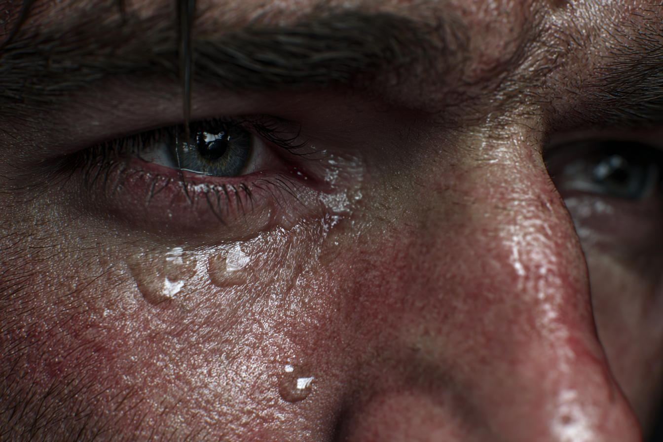 A close-up of a man's eyes | Source: Midjourney