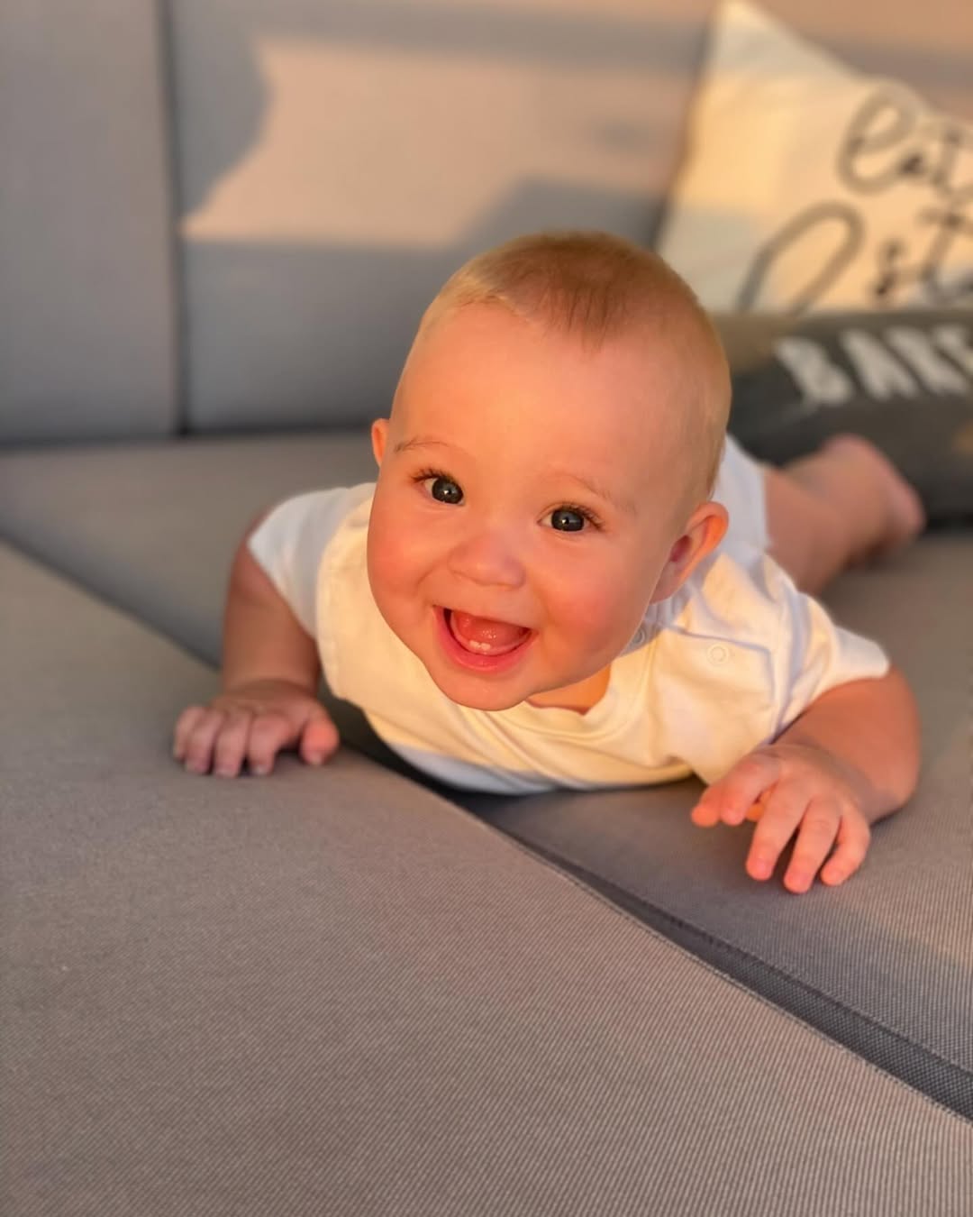 Emiliano en una serie de imágenes compartidas por Anahí para celebrar su cumpleaños número 4 | Fuente: Instagram/anahi